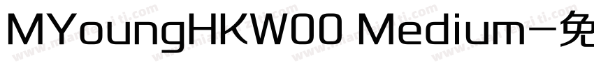 MYoungHKW00 Medium字体转换